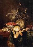 Jan Davidsz. de Heem Still Life with a Peeled Lemon oil painting artist